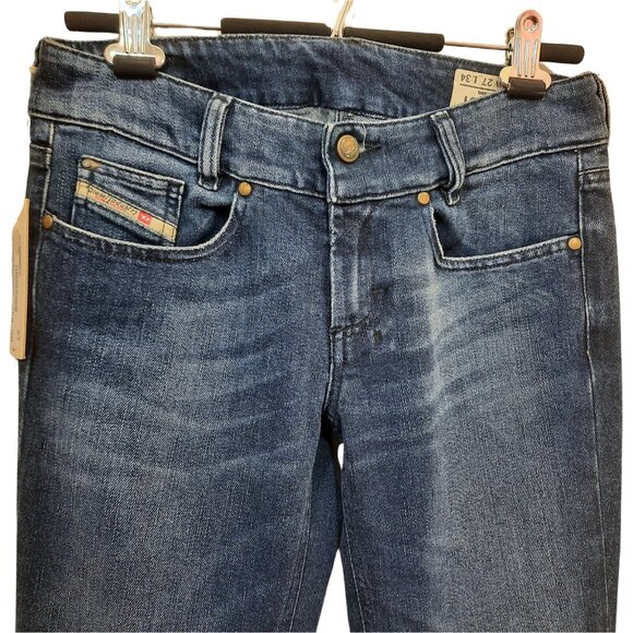 Y2K Diesel Industry Low Rise Bootcut Jeans Deadstock With Tag Size 27 x 34 - Picture 2 of 13